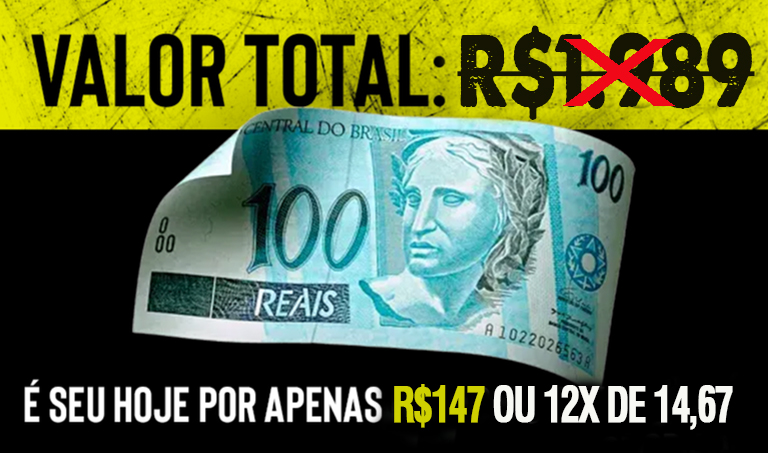 por apenas 147 reais